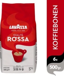 Lavazza Qualita Rossa Koffiebonen - 500 Gram X6 -Rogers Coffee Service Winkel 1016x1200