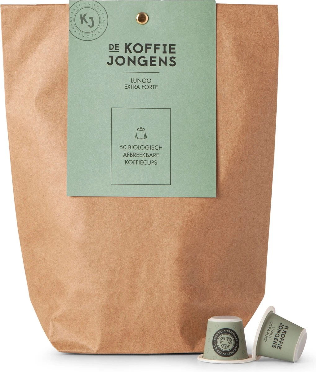 De Koffiejongens - Grootverpakking Lungo Extra Forte - 200 Nespresso Koffiecups 1 De Koffiejongens - Grootverpakking Lungo Extra Forte - 200 Nespresso Koffiecups