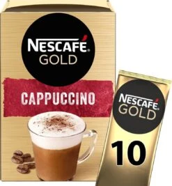 Nescafé Gold Cappuccino Oploskoffie - Ongezoet - 6 Doosjes à 10 Zakjes 7 Nescafé Gold Cappuccino Oploskoffie - Ongezoet - 6 Doosjes à 10 Zakjes -Rogers Coffee Service Winkel 1110x1200
