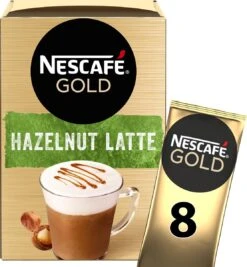 Nescafé Gold Hazelnoot Latte Oploskoffie - 6 Doosjes à 8 Zakjes -Rogers Coffee Service Winkel 1111x1200 3