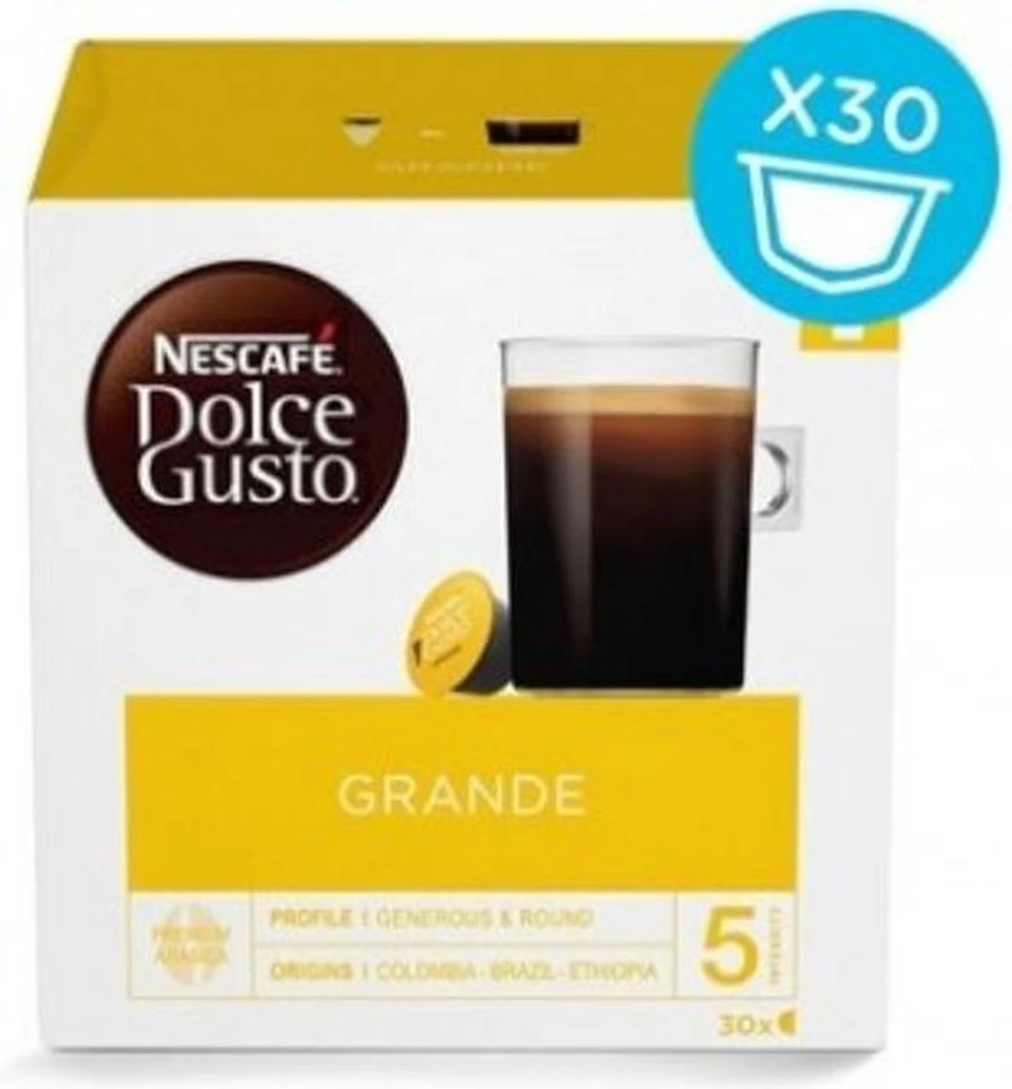 Nescafé Dolce Gusto Grande - 30 Stuks 2 Nescafé Dolce Gusto Grande - 30 Stuks - Afbeelding 2