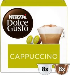 Nescafé Dolce Gusto Cappuccino Capsules - 48 Koffiecups -Rogers Coffee Service Winkel 1122x1200