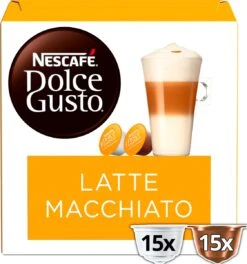 Nescafé Dolce Gusto Latte Macchiato Capsules - 90 Koffiecups -Rogers Coffee Service Winkel 1124x1200 1