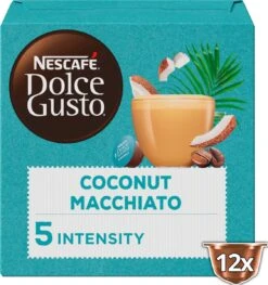Nescafé Dolce Gusto Coconut Macchiato Capsules - Vegan Koffie - 36 Koffiecups -Rogers Coffee Service Winkel 1126x1200 1