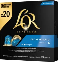 L'OR Espresso Decaffeinato (6) - 10 X 20 Koffiecups -Rogers Coffee Service Winkel 1128x1200 4