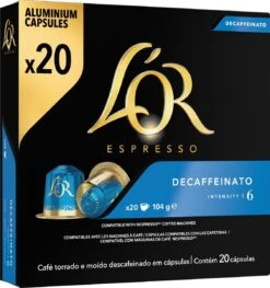L'OR Espresso Decaffeinato (6) - 10 X 20 Koffiecups -Rogers Coffee Service Winkel 1129x1200 4