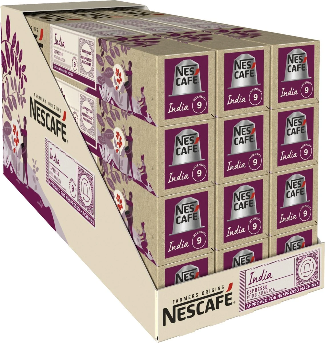Nescafé Farmers Origins India Espresso Capsules - 120 Koffiecups 1 Nescafé Farmers Origins India Espresso Capsules - 120 Koffiecups