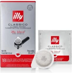 Illy ESE 18 Servings Monodose Normaal 6 Illy ESE 18 Servings Monodose Normaal -Rogers Coffee Service Winkel 1191x1200
