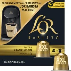 L'OR BARISTA XXL Filter Grand Matin (5) - 5 X 10 Koffiecups -Rogers Coffee Service Winkel 1195x1200 1
