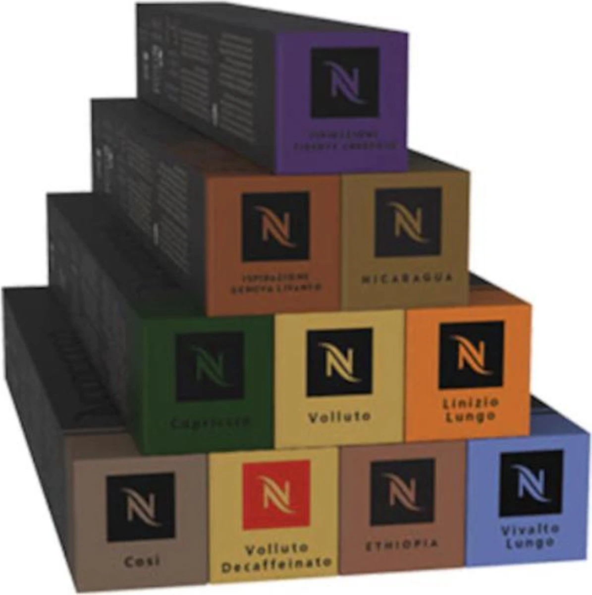 Nespresso Mild Pakket - Koffie Cups 100 Capsules 1 Nespresso Mild Pakket - Koffie Cups 100 Capsules
