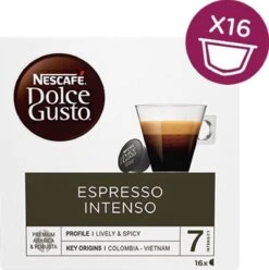 Nescafé Dolce Gusto Espresso Intenso Cups - 3 X 16 Stuks -Rogers Coffee Service Winkel 1197x1200 1