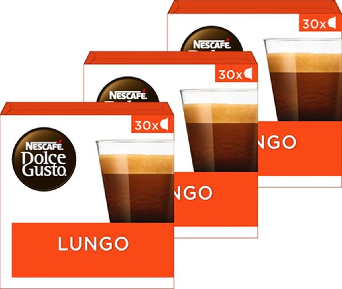 Nescafé Dolce Gusto Lungo Capsules - 90 Koffiecups 1 Nescafé Dolce Gusto Lungo Capsules - 90 Koffiecups