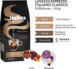Lavazza Espresso Italiano Classico Koffiebonen - 500 Gram X6 9 Lavazza Espresso Italiano Classico Koffiebonen - 500 Gram X6 -Rogers Coffee Service Winkel 1200x1082