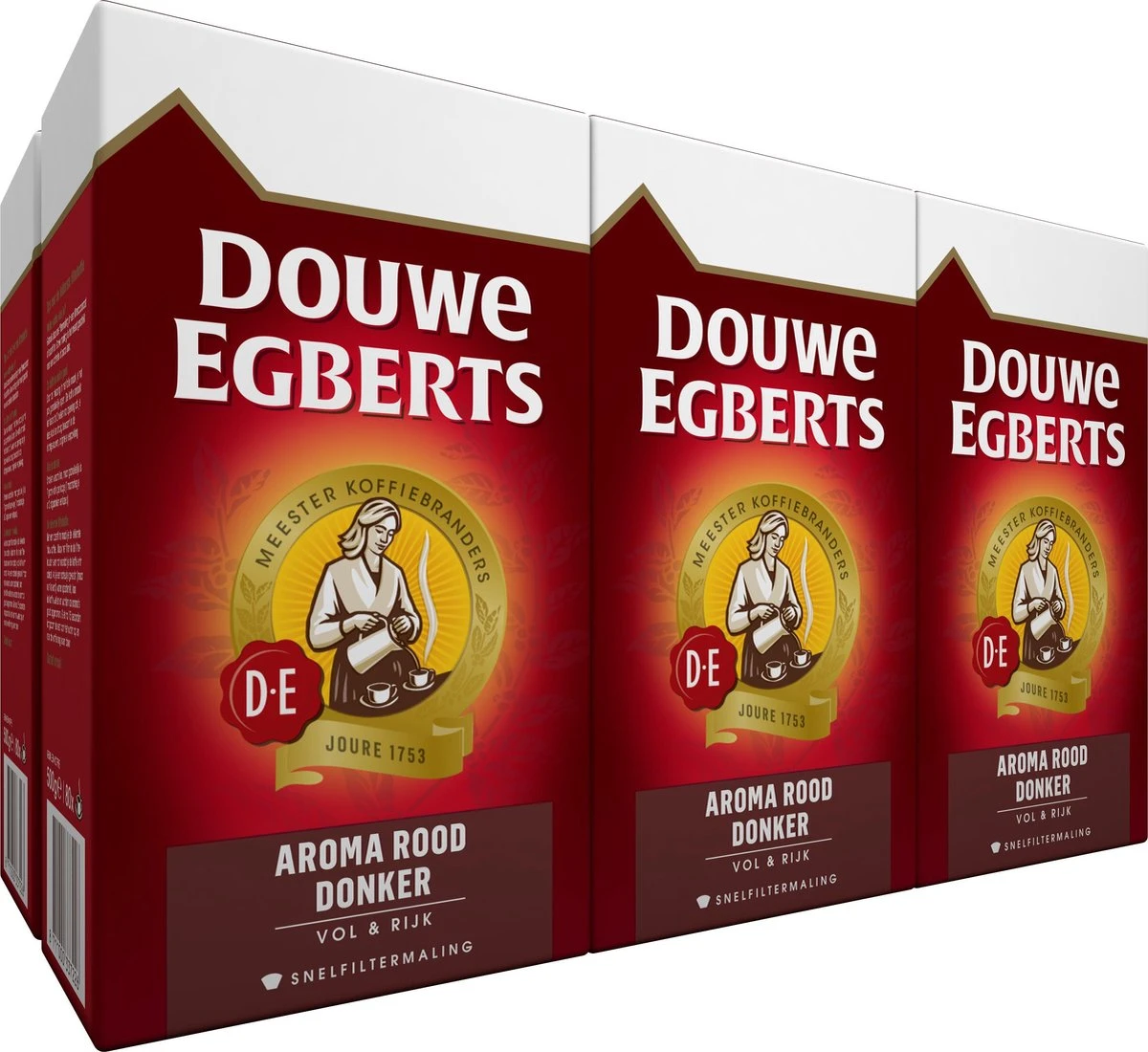 Douwe Egberts Aroma Rood Donker Filterkoffie - 6 X 500 Gram 1 Douwe Egberts Aroma Rood Donker Filterkoffie - 6 X 500 Gram