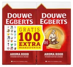 Douwe Egberts Aroma Rood Filterkoffie - Dubbelpak 6 X 1000 Gram -Rogers Coffee Service Winkel 1200x1102