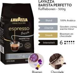 Lavazza Espresso Barista Perfetto Koffiebonen - 500 Gram X4 9 Lavazza Espresso Barista Perfetto Koffiebonen - 500 Gram X4 -Rogers Coffee Service Winkel 1200x1137