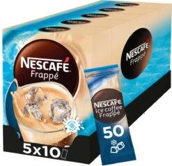 Nescafé Frappé Oploskoffie - 5 Doosjes à 10 Zakjes -Rogers Coffee Service Winkel 1200x1156