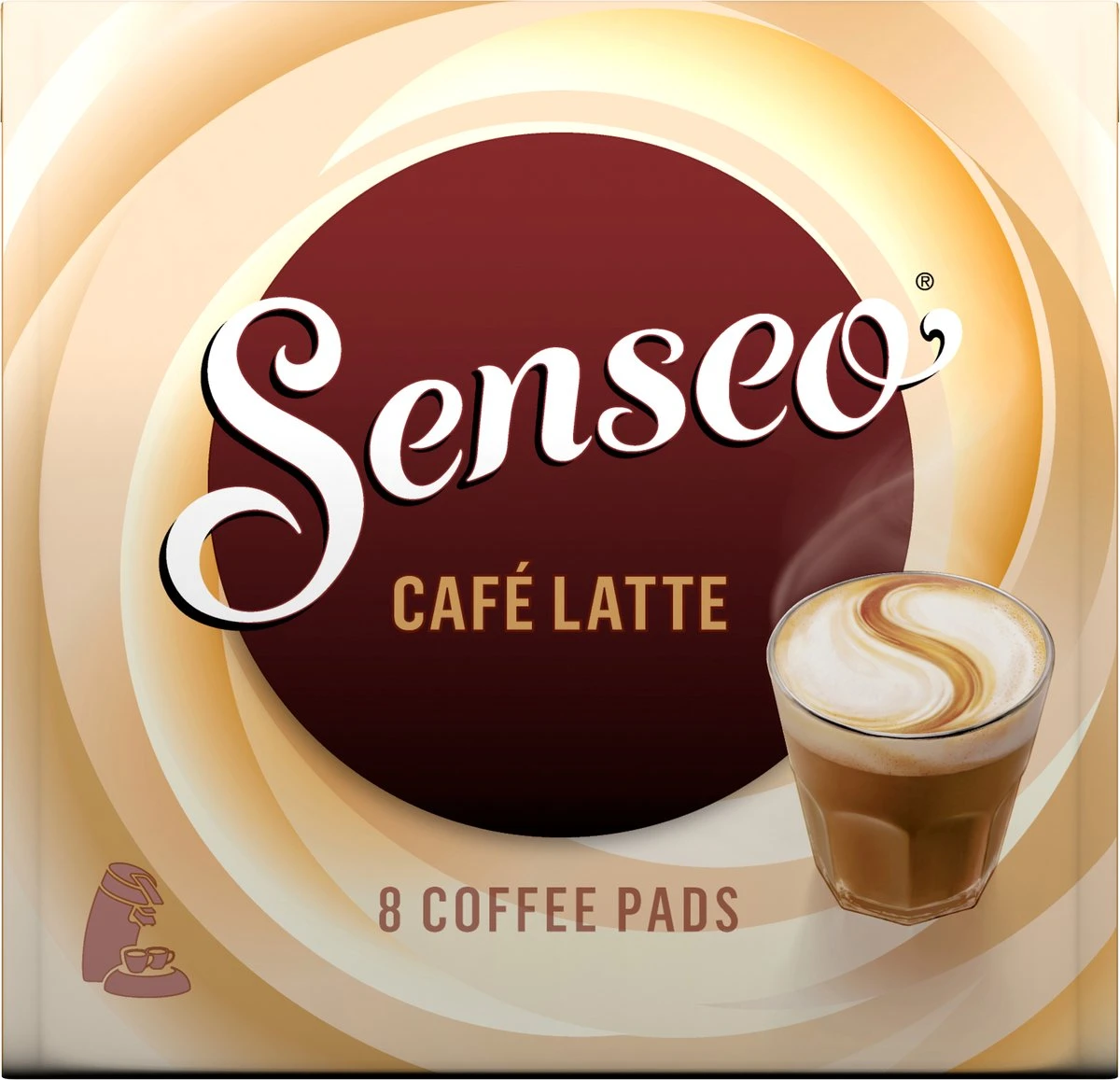 Senseo Café Latte Koffiepads - 2/9 Intensiteit - 4 X 8 Pads 9 Senseo Café Latte Koffiepads - 2/9 Intensiteit - 4 X 8 Pads - Afbeelding 9