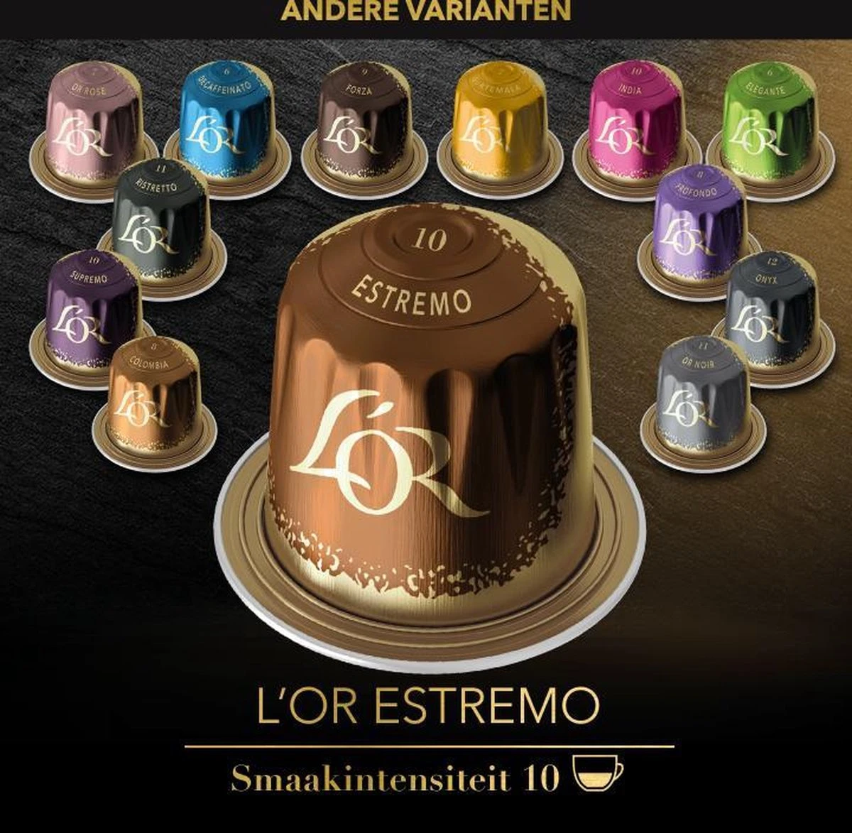 L'OR Lungo Estremo (10) - 10 X 20 Koffiecups 12 L'OR Lungo Estremo (10) - 10 X 20 Koffiecups - Afbeelding 12