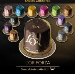 L'OR Espresso Forza Koffiecups - Intensiteit 9/12 - 10 X 10 Capsules 19 L'OR Espresso Forza Koffiecups - Intensiteit 9/12 - 10 X 10 Capsules -Rogers Coffee Service Winkel 1200x1173 7