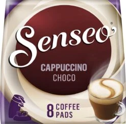Senseo Cappuccino Choco Koffiepads - 2/9 Intensiteit - 4 X 8 Pads -Rogers Coffee Service Winkel 1200x1180 3