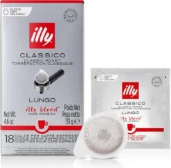 Illy - E.S.E. Servings Classico Lungo 12 X 18 Stuks -Rogers Coffee Service Winkel 1200x1182 3