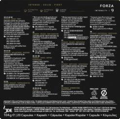 L'OR Espresso Forza Koffiecups - Intensiteit 9/12 - 10 X 20 Capsules -Rogers Coffee Service Winkel 1200x1187 1