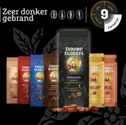 Douwe Egberts Espresso Koffiebonen - 4 X 1000 Gram - Extra Grote Verpakking -Rogers Coffee Service Winkel 1200x1191 2