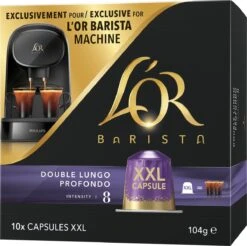L'OR BARISTA XXL Lungo Profondo (8) - 5 X 10 Koffiecups -Rogers Coffee Service Winkel 1200x1196 2