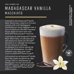 Starbucks By Dolce Gusto Capsules Madagascar Vanilla Macchiato- 3 Doosjes à 12 Koffiecups -Rogers Coffee Service Winkel 1200x1198