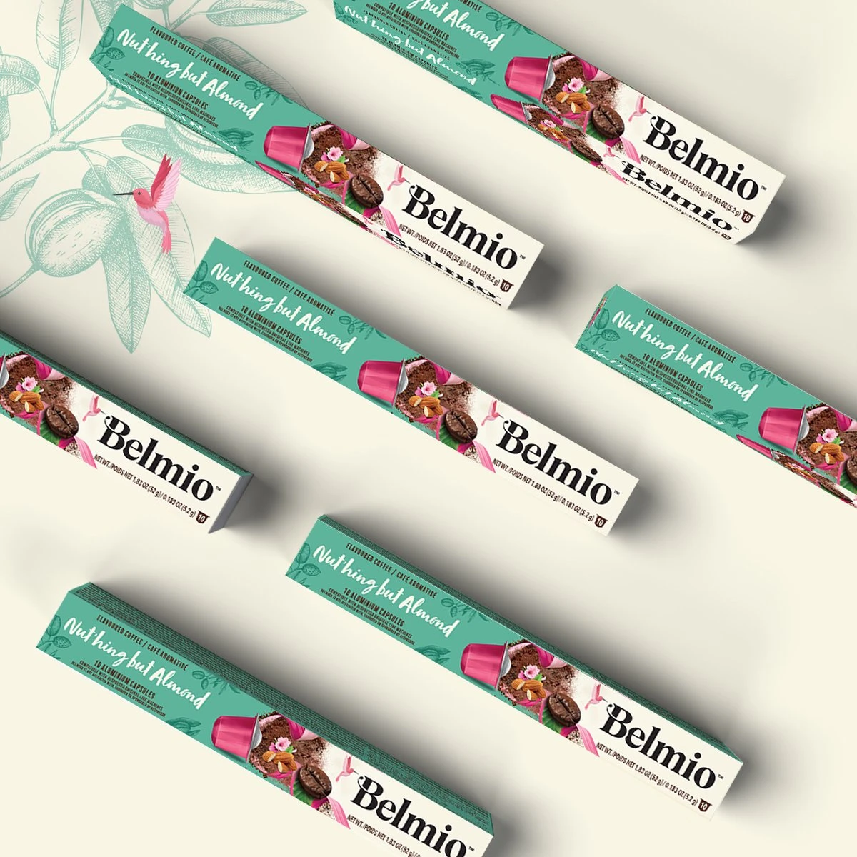 Belmio Koffiecups - NUTHING BUT ALMOND Capsules Nespresso Compatible - 120 Stuks 4 Belmio Koffiecups - NUTHING BUT ALMOND Capsules Nespresso Compatible - 120 Stuks - Afbeelding 4