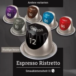 Douwe Egberts Espresso Ristretto (12) - 10 X 20 Koffiecups -Rogers Coffee Service Winkel 1200x1200 124