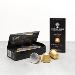 Aroma Club - Proefpakket Nespresso Compatible Capsules (100 St.) - 5 Smaken - Espresso & Lungo - 100% Aluminium Koffiecups -Rogers Coffee Service Winkel 1200x1200 54
