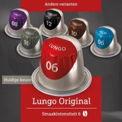 Douwe Egberts Lungo Original Koffiecups - Intensiteit 6/12 - 10 X 10 Capsules -Rogers Coffee Service Winkel 1200x1200 84