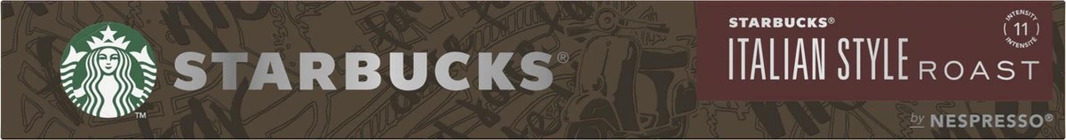 Starbucks By Nespresso Capsules Italian Roast - 12 Doosjes à 10 Koffiecups 2 Starbucks By Nespresso Capsules Italian Roast - 12 Doosjes à 10 Koffiecups - Afbeelding 2