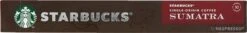 Starbucks By Nespresso Sumatra Espresso Dark Roast Capsules - 120 Koffiecups 11 Starbucks By Nespresso Sumatra Espresso Dark Roast Capsules - 120 Koffiecups -Rogers Coffee Service Winkel 1200x159 1