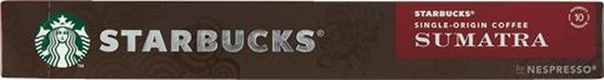 Starbucks By Nespresso Sumatra Espresso Dark Roast Capsules - 120 Koffiecups 6 Starbucks By Nespresso Sumatra Espresso Dark Roast Capsules - 120 Koffiecups - Afbeelding 6