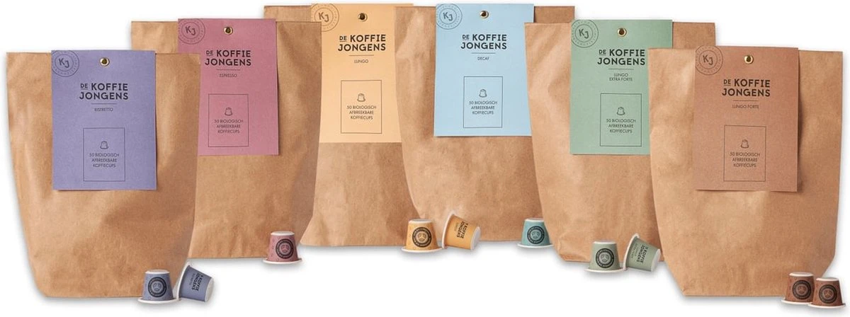 De Koffiejongens - Grootverpakking Lungo Extra Forte - 200 Nespresso Koffiecups 2 De Koffiejongens - Grootverpakking Lungo Extra Forte - 200 Nespresso Koffiecups - Afbeelding 2