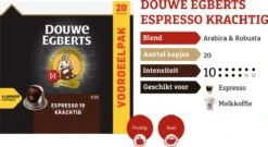 Douwe Egberts Espresso Krachtig Koffiecups - Intensiteit 10/12 - 10 X 20 Capsules 12 Douwe Egberts Espresso Krachtig Koffiecups - Intensiteit 10/12 - 10 X 20 Capsules -Rogers Coffee Service Winkel 1200x654