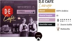 Douwe Egberts D.E Café Lungo Koffiecups - Intesiteit 8/12 - 10 X 20 Capsules 12 Douwe Egberts D.E Café Lungo Koffiecups - Intesiteit 8/12 - 10 X 20 Capsules -Rogers Coffee Service Winkel 1200x685 1