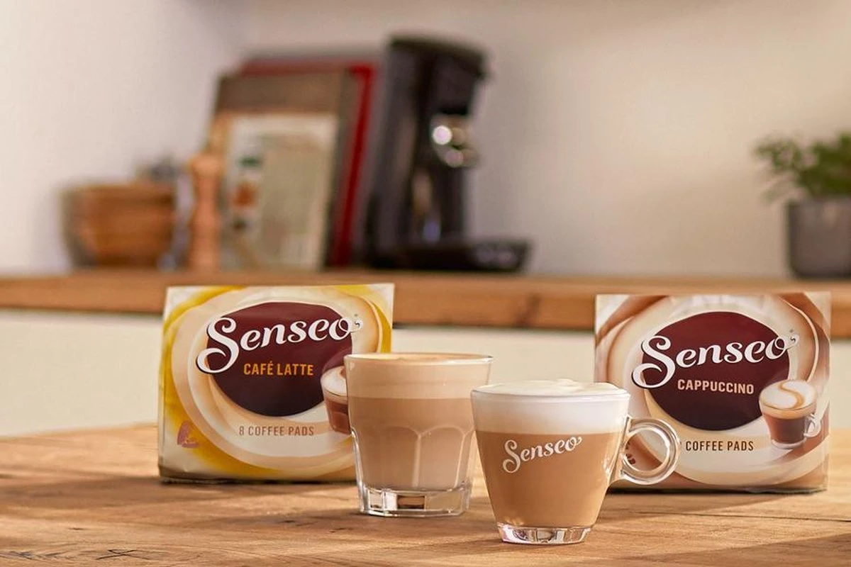 Senseo Café Latte Koffiepads - 2/9 Intensiteit - 4 X 8 Pads 5 Senseo Café Latte Koffiepads - 2/9 Intensiteit - 4 X 8 Pads - Afbeelding 5