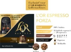 L'OR BARISTA XXL Forza (9) - 5 X 10 Koffiecups -Rogers Coffee Service Winkel 1200x895 2