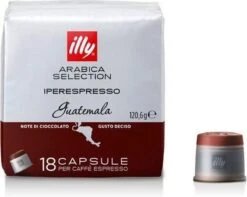 Illy Capsules Iperespresso Arabica Selection Guatemala 6 X 18 Stuks -Rogers Coffee Service Winkel 1200x956