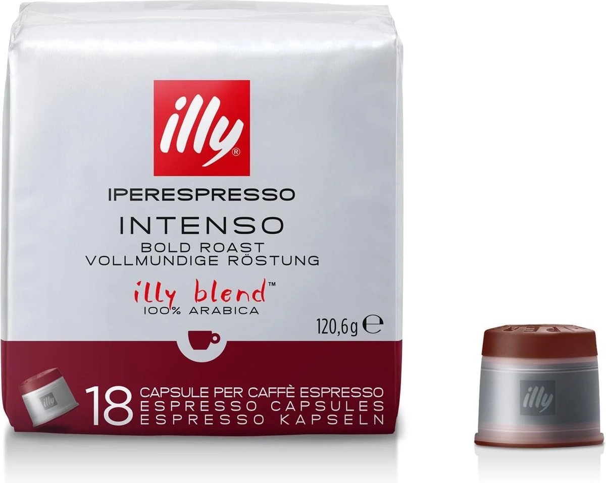 Illy - Iperespresso Koffie Home Intenso 6 X 18 Capsules 3 Illy - Iperespresso Koffie Home Intenso 6 X 18 Capsules - Afbeelding 3