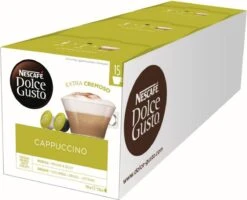Nescafé Dolce Gusto Cappuccino Capsules - 90 Koffiecups -Rogers Coffee Service Winkel 1200x972 1