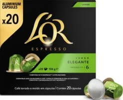 L'OR Lungo Elegante Koffiecups - Intensiteit 6/12 - 10 X 20 Capsules 14 L'OR Lungo Elegante Koffiecups - Intensiteit 6/12 - 10 X 20 Capsules -Rogers Coffee Service Winkel 1200x975 3