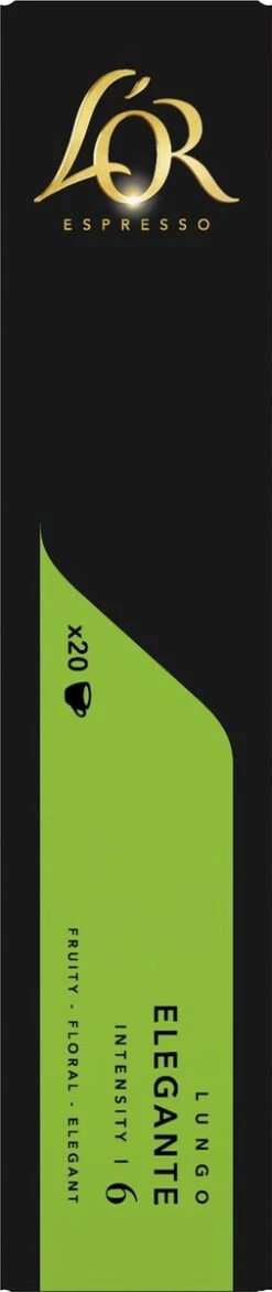 L'OR Lungo Elegante Koffiecups - Intensiteit 6/12 - 10 X 20 Capsules 19 L'OR Lungo Elegante Koffiecups - Intensiteit 6/12 - 10 X 20 Capsules -Rogers Coffee Service Winkel 253x1200 6