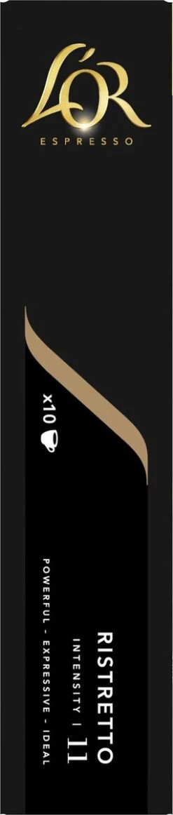 L'OR Espresso Ristretto (11) - 10 X 10 Koffiecups -Rogers Coffee Service Winkel 255x1200 1