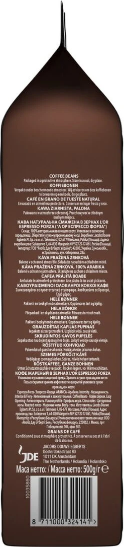 L'OR Espresso Forza Koffiebonen (9) - 4 X 500 Gram 11 L'OR Espresso Forza Koffiebonen (9) - 4 X 500 Gram -Rogers Coffee Service Winkel 273x1200 1