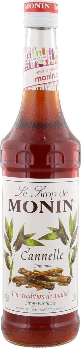 Monin Koffiesiroop Kaneel - 70 Cl 1 Monin Koffiesiroop Kaneel - 70 Cl